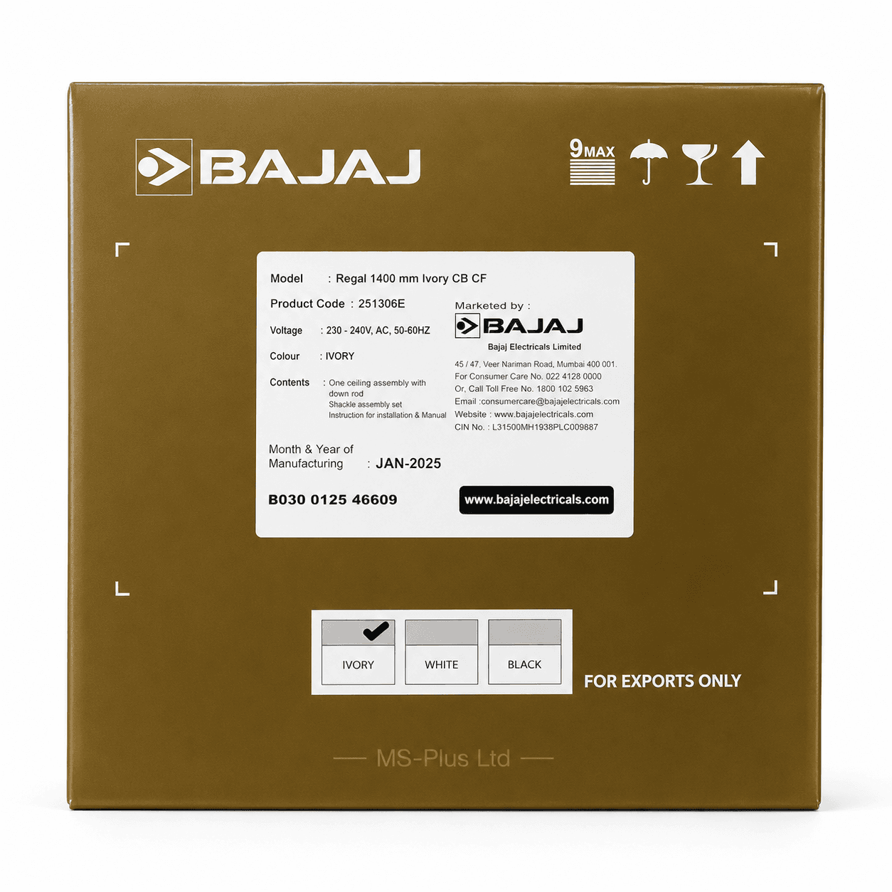 Bajaj Ceiling Fan - View 3