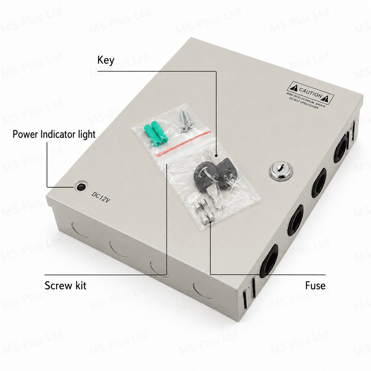 12V Power Supply Box - View 2
