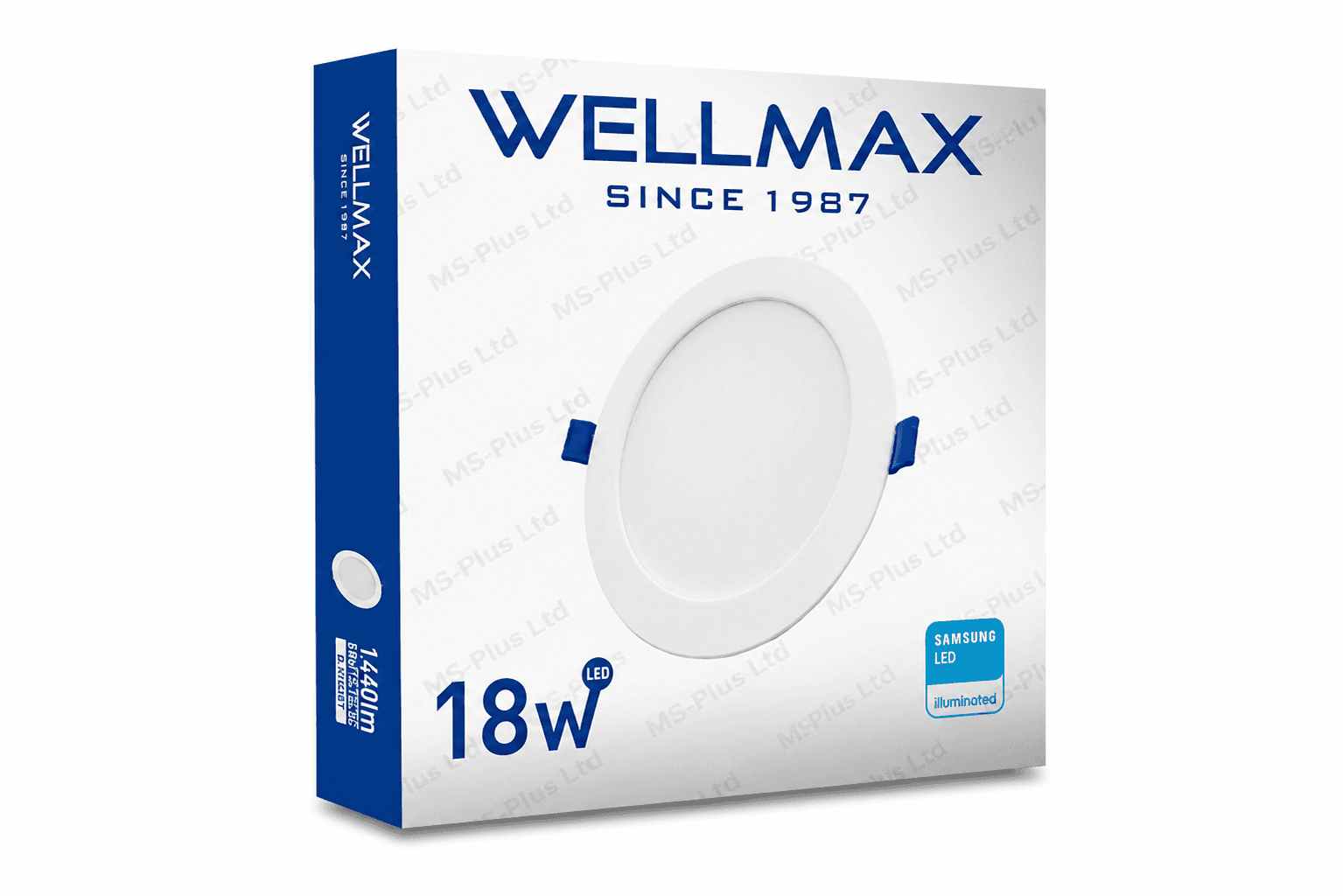18W Round WELLMAX Sunflower Series LED Recess Downlight - View 3
